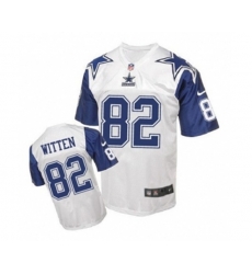 Dallas Cowboys #82 Jason Witten Throwback white jerseys