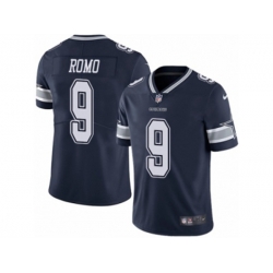 Dallas Cowboys #9 Tony Romo Vapor Untouchable Limited Navy Blue Team Color NFL Jersey