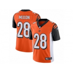 Cincinnati Bengals #28 Joe Mixon Vapor Untouchable Limited Orange Alternate NFL Jersey Cincinnati Bengals #28 Joe Mixon Vapor Untouchable Limited Orange Alternate NFL Jersey