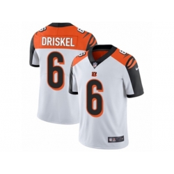 Cincinnati Bengals #6 Jeff Driskel Vapor Untouchable Limited White NFL Jersey Cincinnati Bengals #6 Jeff Driskel Vapor Untouchable Limited White NFL Jersey