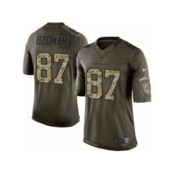 Cincinnati Bengals #87 C.J. Uzomah Limited Green Salute to Service NFL Jersey Cincinnati Bengals #87 C.J. Uzomah Limited Green Salute to Service NFL Jersey