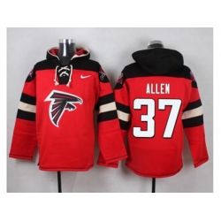 Atlanta Falcons #37 Ricardo Allen Red Player Pullover NFL Hoodie