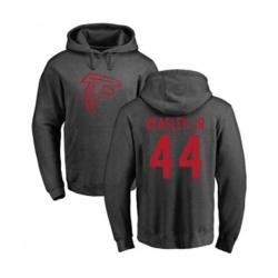 Atlanta Falcons #44 Vic Beasley Ash One Color Pullover Hoodie