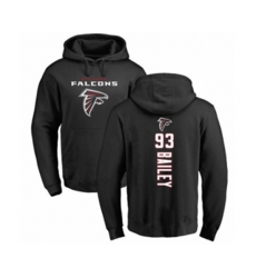 Atlanta Falcons #93 Allen Bailey Ash Backer Pullover Hoodie