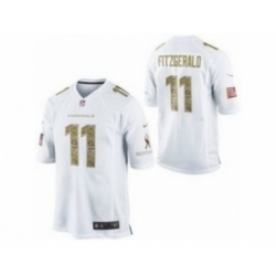 Arizona Cardinals #11 larry fitzgerald white nfl elite USA flag fashion jerseys