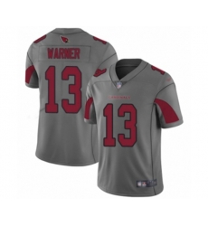 Arizona Cardinals #13 Kurt Warner Limited Silver Inverted Legend Football Jersey
