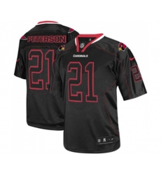 Arizona Cardinals #21 Patrick Peterson Elite Lights Out Black Football Jersey