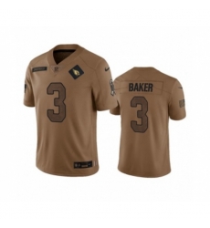 Arizona Cardinals #3 Budda Baker 2023 Brown Salute To Service Limited Football Stitched Jersey