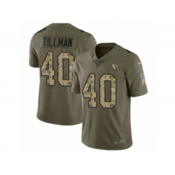 Arizona Cardinals #40 Pat Tillman Limited Olive Camo 2017 Salute to Service NFL Jersey