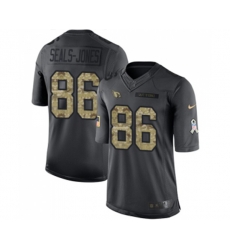 Arizona Cardinals #86 Ricky Seals-Jones Limited Black 2016 Salute to Service NFL Jersey Arizona Cardinals #86 Ricky Seals-Jones Limited Black 2016 Salute to Service NFL Jersey