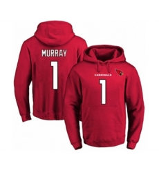 Arizona Cardinals #1 Kyler Murray Red Name & Number Pullover Hoodie