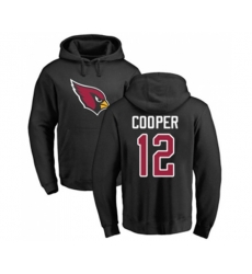 Arizona Cardinals #12 Pharoh Cooper Black Name & Number Logo Pullover Hoodie