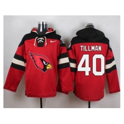 Arizona Cardinals #40 Pat Tillman Red Player Pullover Hoodie