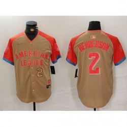 American League 2 Gunnar Henderson Cream 2024 All Star Elite Stitched Baseball Jersey 2 American League 2 Gunnar Henderson Cream 2024 All Star Elite Stitched Baseball Jersey 2