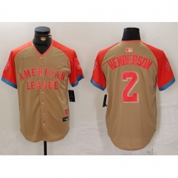 American League 2 Gunnar Henderson Cream 2024 All Star Elite Stitched Baseball Jersey American League 2 Gunnar Henderson Cream 2024 All Star Elite Stitched Baseball Jersey