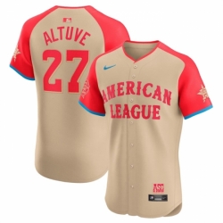 American League 27 Jose Altuve Cream 2024 All Star Elite Stitched Baseball Jersey American League 27 Jose Altuve Cream 2024 All Star Elite Stitched Baseball Jersey