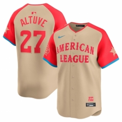 American League 27 Jose Altuve Cream 2024 All Star Limited Stitched Baseball Jersey American League 27 Jose Altuve Cream 2024 All Star Limited Stitched Baseball Jersey