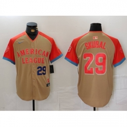 American League 29 Tarik Skubal Cream 2024 All Star Limited Stitched Baseball Jersey American League 29 Tarik Skubal Cream 2024 All Star Limited Stitched Baseball Jersey
