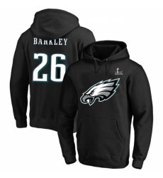 Philadelphia Eagles #26 Saquon Barkley Black Super Bowl LIX Big & Tall Name & Number Pullover Hoodie