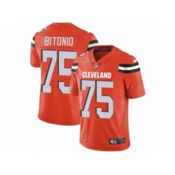 Cleveland Browns #75 Joel Bitonio Vapor Untouchable Limited Orange Alternate NFL Jersey Cleveland Browns #75 Joel Bitonio Vapor Untouchable Limited Orange Alternate NFL Jersey