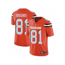 Cleveland Browns #81 Rashard Higgins Orange Alternate Vapor Untouchable Limited Player NFL Jersey Cleveland Browns #81 Rashard Higgins Orange Alternate Vapor Untouchable Limited Player NFL Jersey