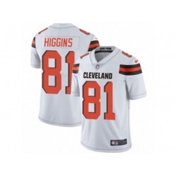Cleveland Browns #81 Rashard Higgins White Vapor Untouchable Limited Player NFL Jersey Cleveland Browns #81 Rashard Higgins White Vapor Untouchable Limited Player NFL Jersey