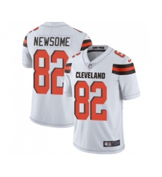 Cleveland Browns #82 Ozzie Newsome White Vapor Untouchable Limited Player Football Jersey