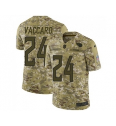 Tennessee Titans #24 Kenny Vaccaro Limited Camo 2018 Salute to Service Football Jersey
