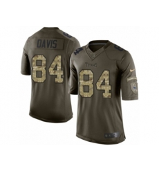 Tennessee Titans #84 Corey Davis Limited Green Salute to Service NFL Jersey