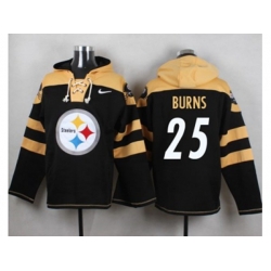 Pittsburgh Steelers #25 Artie Burns Black Player Pullover NFL Hoodie