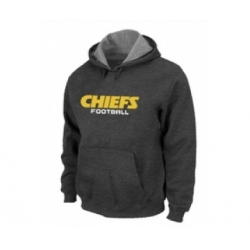Kansas City Chiefs Authentic font Pullover Hoodie D.Grey