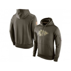 Kansas City Chiefs Nike Olive Salute To Service KO Performance Hoodie