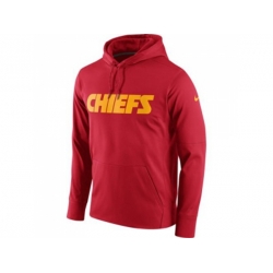 Men Kansas City Chiefs Nike Red Circuit Wordmark Essential Performance Pullover Hoodie