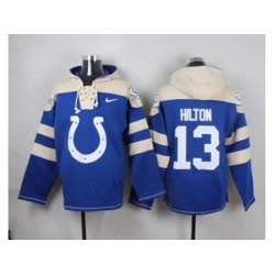 Indianapolis Colts #13 T.Y. Hilton Royal Blue Player Pullover NFL Hoodie Indianapolis Colts #13 T.Y. Hilton Royal Blue Player Pullover NFL Hoodie