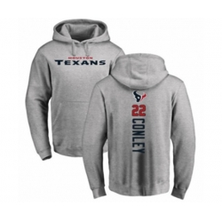 Houston Texans #22 Gareon Conley Ash Backer Pullover Hoodie Houston Texans #22 Gareon Conley Ash Backer Pullover Hoodie