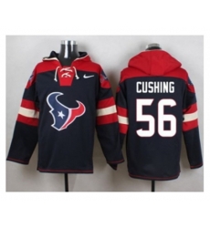 Houston Texans #56 Brian Cushing Navy Blue Player Pullover Hoodie
