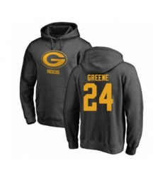 Green Bay Packers #24 Raven Greene Ash One Color Pullover Hoodie