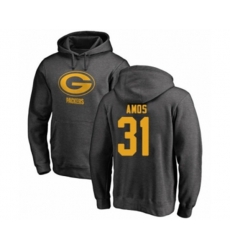 Green Bay Packers #31 Adrian Amos Ash One Color Pullover Hoodie