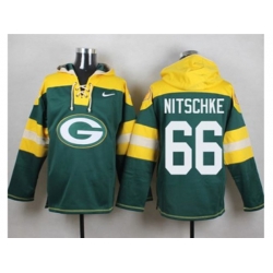 Green Bay Packers #66 Ray Nitschke Green Player Pullover Hoodie