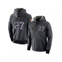 Dallas Cowboys #27 Jourdan Lewis Stitched Black Anthracite Salute to Service Player Performance Hoodie