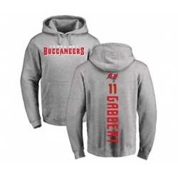 Tampa Bay Buccaneers #11 Blaine Gabbert Ash Backer Pullover Hoodie Tampa Bay Buccaneers #11 Blaine Gabbert Ash Backer Pullover Hoodie