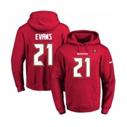 Tampa Bay Buccaneers #21 Justin Evans Red Name & Number Pullover Hoodie Tampa Bay Buccaneers #21 Justin Evans Red Name & Number Pullover Hoodie