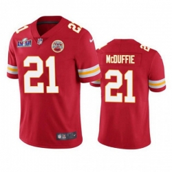 Kansas City Chiefs 21 Trent McDuffie Red Vapor Untouchable Limited Stitched Football 2024 Super Bowl LVIII Jersey