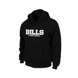 Buffalo Bills Authentic font Pullover Hoodie Black