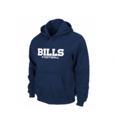 Buffalo Bills Authentic font Pullover Hoodie D.Blue