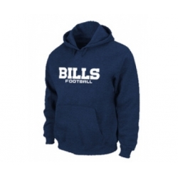 Buffalo Bills Authentic font Pullover Hoodie D.Blue