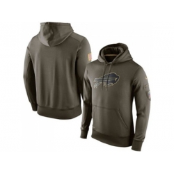 Buffalo Bills Nike Olive Salute To Service KO Performance Hoodie