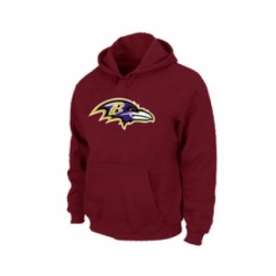 Baltimore Ravens Logo Pullover Hoodie RED