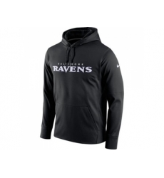 Men Baltimore Ravens Nike Black Circuit Wordmark Essential Performance Pullover Hoodie