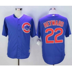 Chicago Cubs #22 Jason Heyward Blue New Cool Base Stitched Baseball Jersey